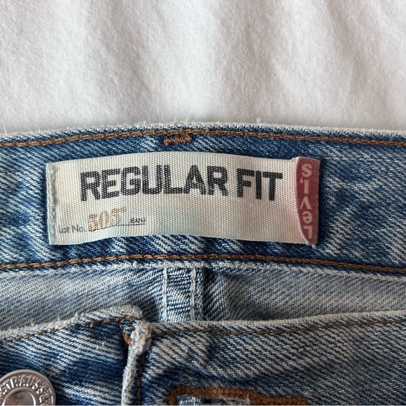 Levi's Men's Blue Jeans 505 regular fit - Picture 6 of 9